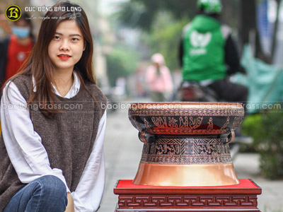 Trống Đồng Đông Sơn Đường kính 40cm